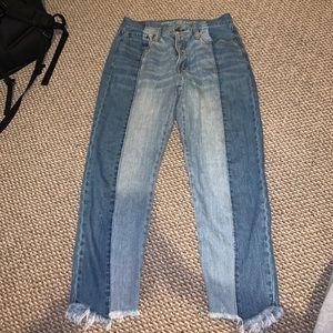AE two tone denim jeans